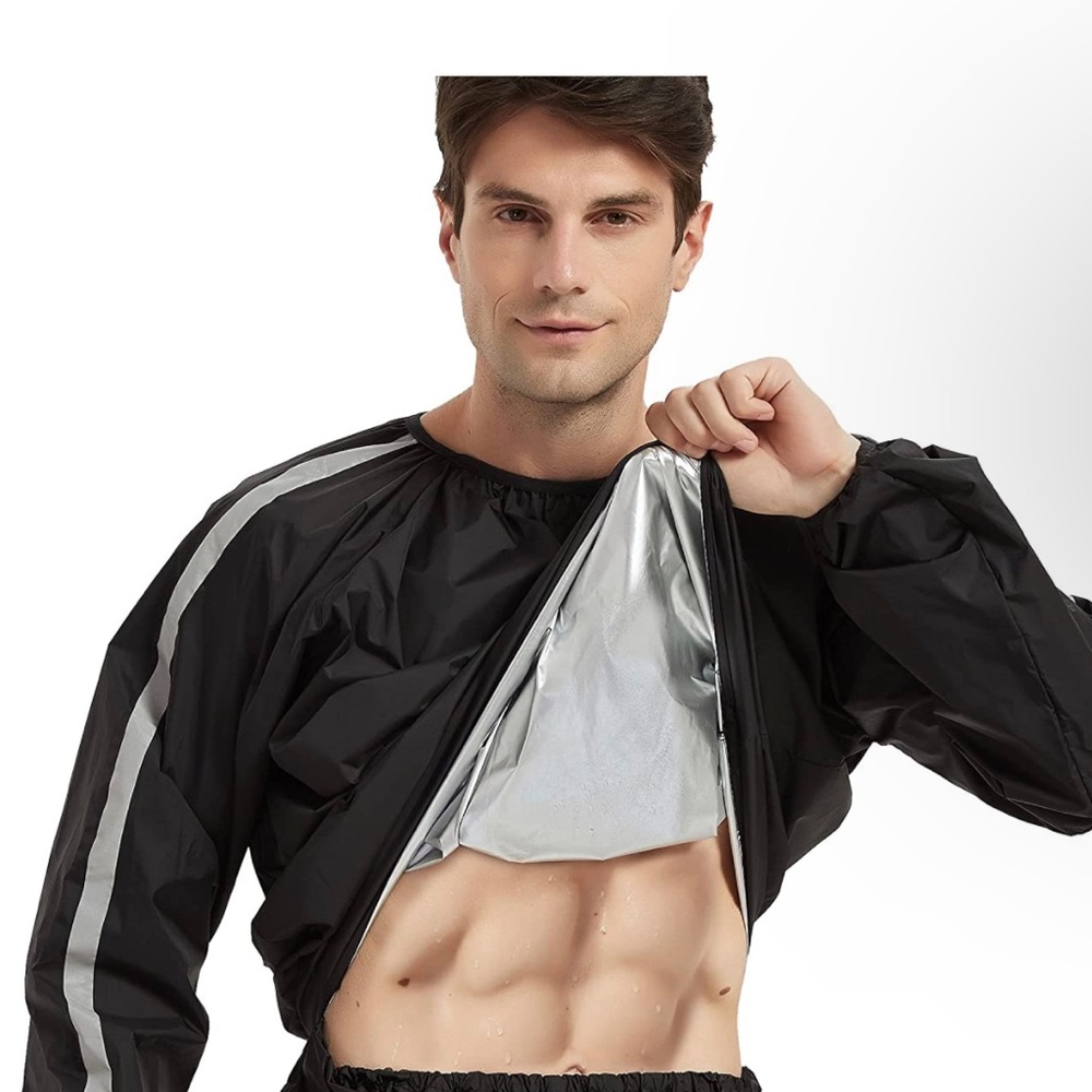 NEW Sauna Jacket for Men and Women | Anti-Rip Sweat Gym Workout Jacket